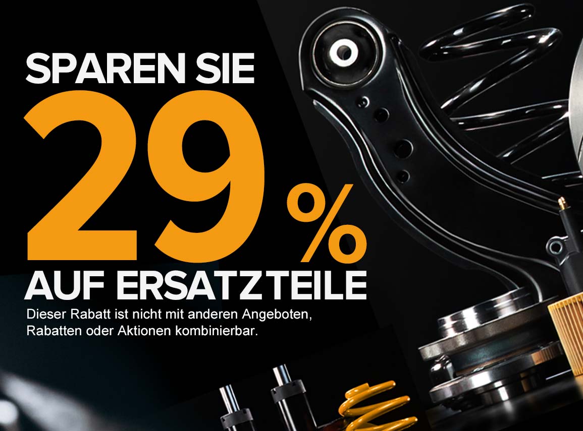 Sparen Sie 29% auf Ersatzteile