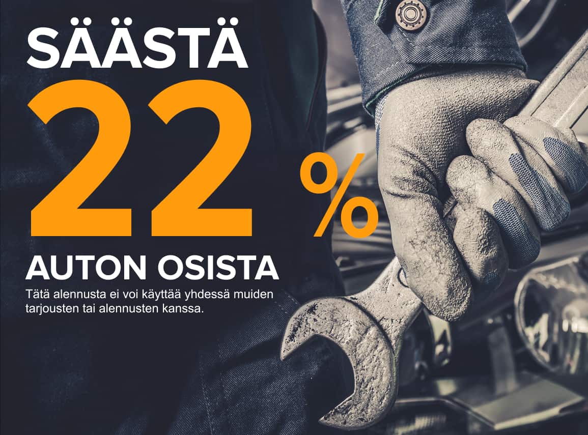 Säästä 22% autonosista!