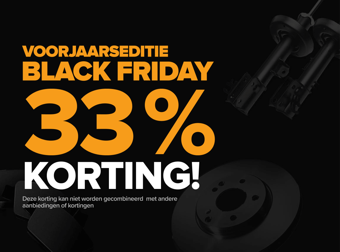 Bespaar nu 33% op reserveonderdelen