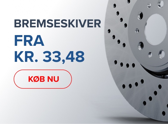 Bremseskiver fra kr. 33,48 ! Køb ind nu!