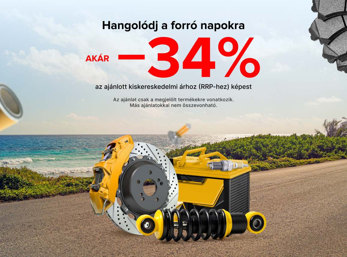 Takarítson meg 6%-OT alkatrészeken