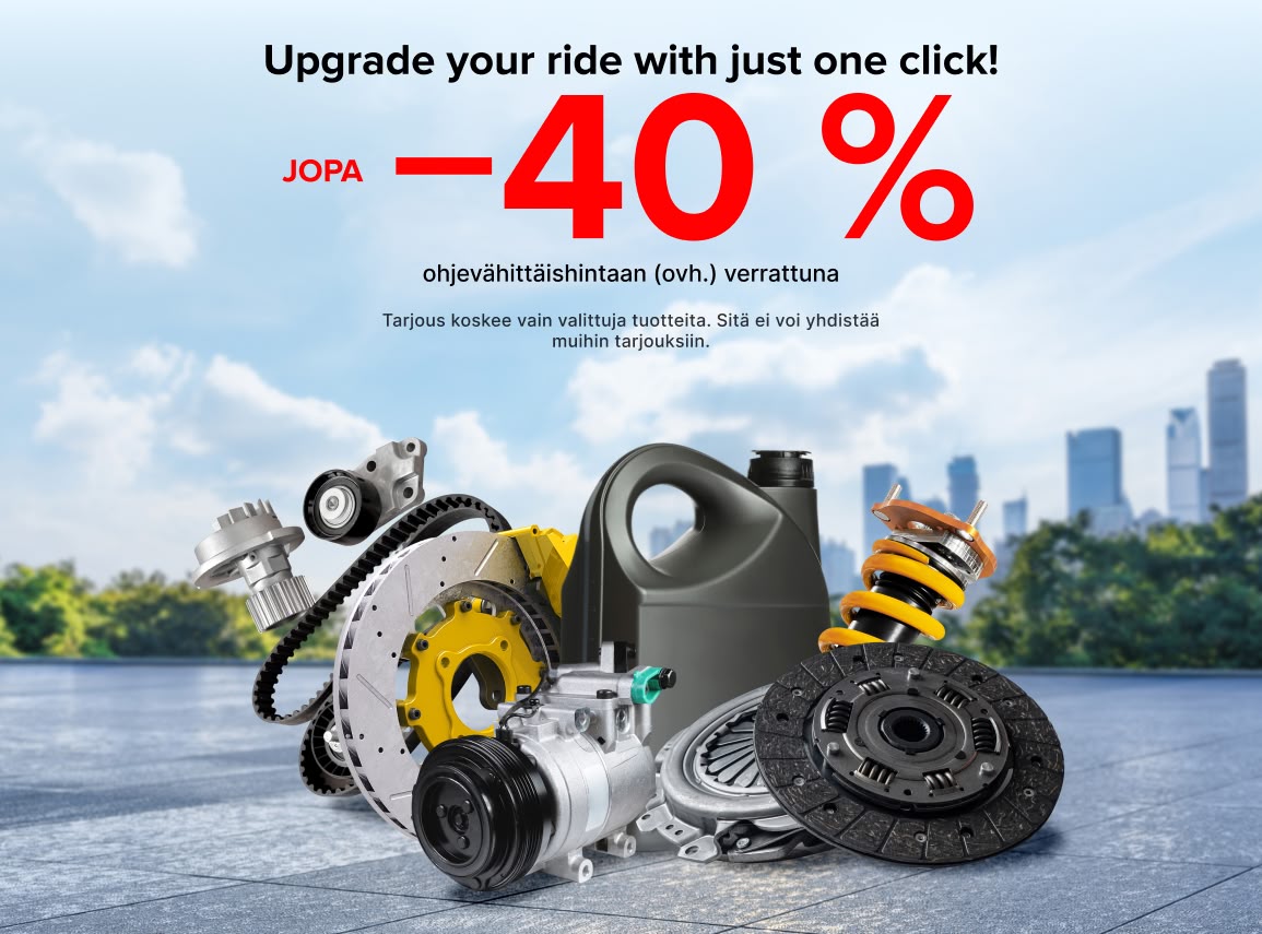 Säästä 14% autonosista!