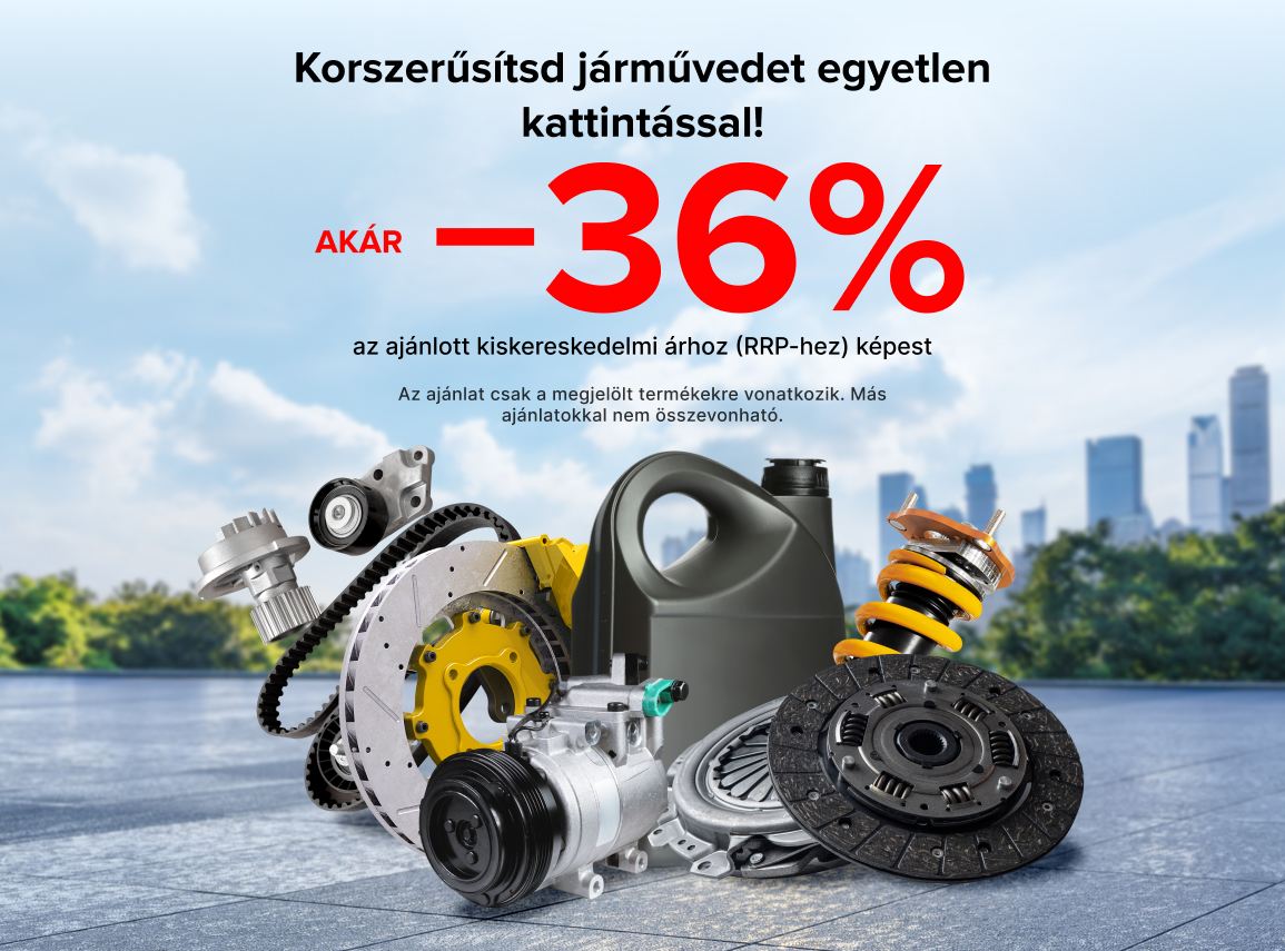 Takarítson meg 0%-OT alkatrészeken