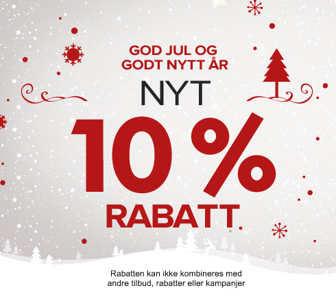 Topp produkter til reduserte priser. 10% rabatt på reservedeler