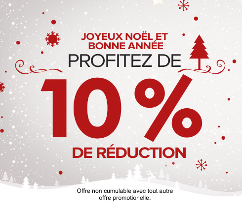 Produits de qualité à prix avantageux. 10% de réduction sur vos produits préférés