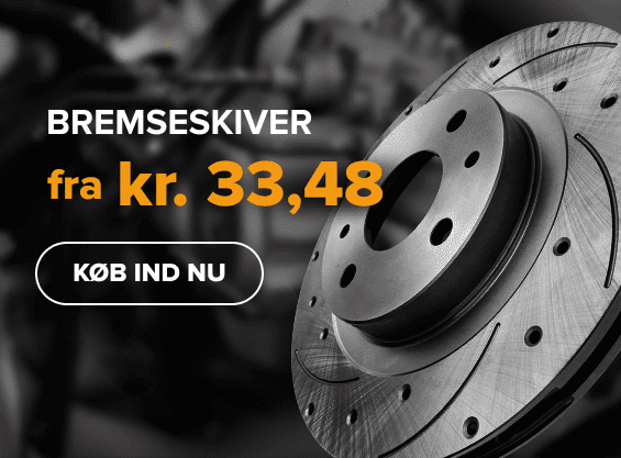 Bremseskiver fra kr. 33,48 ! Køb ind nu!