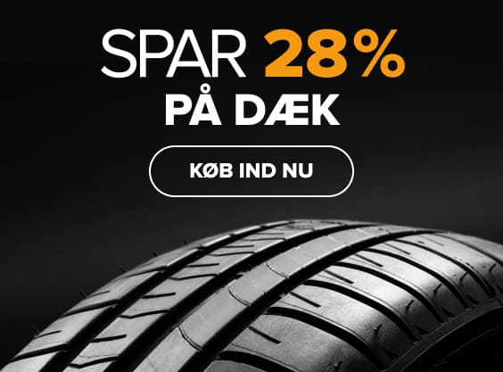 Spar 28% på dæk - Køb ind nu!