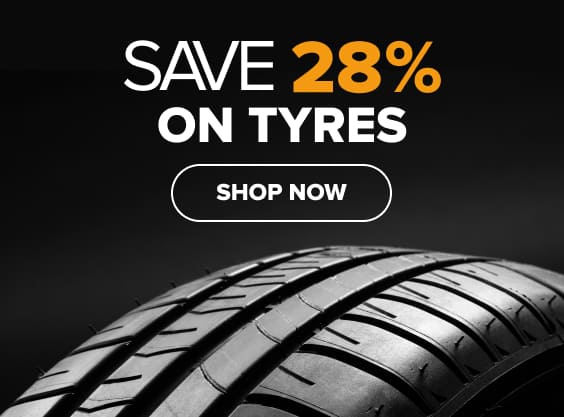 Save 28% on tyres - Shop now!