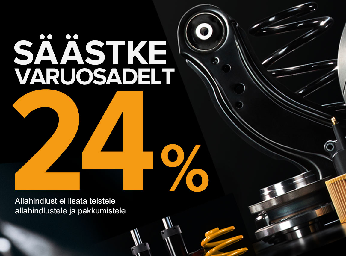 Säästke varuosadelt 24%