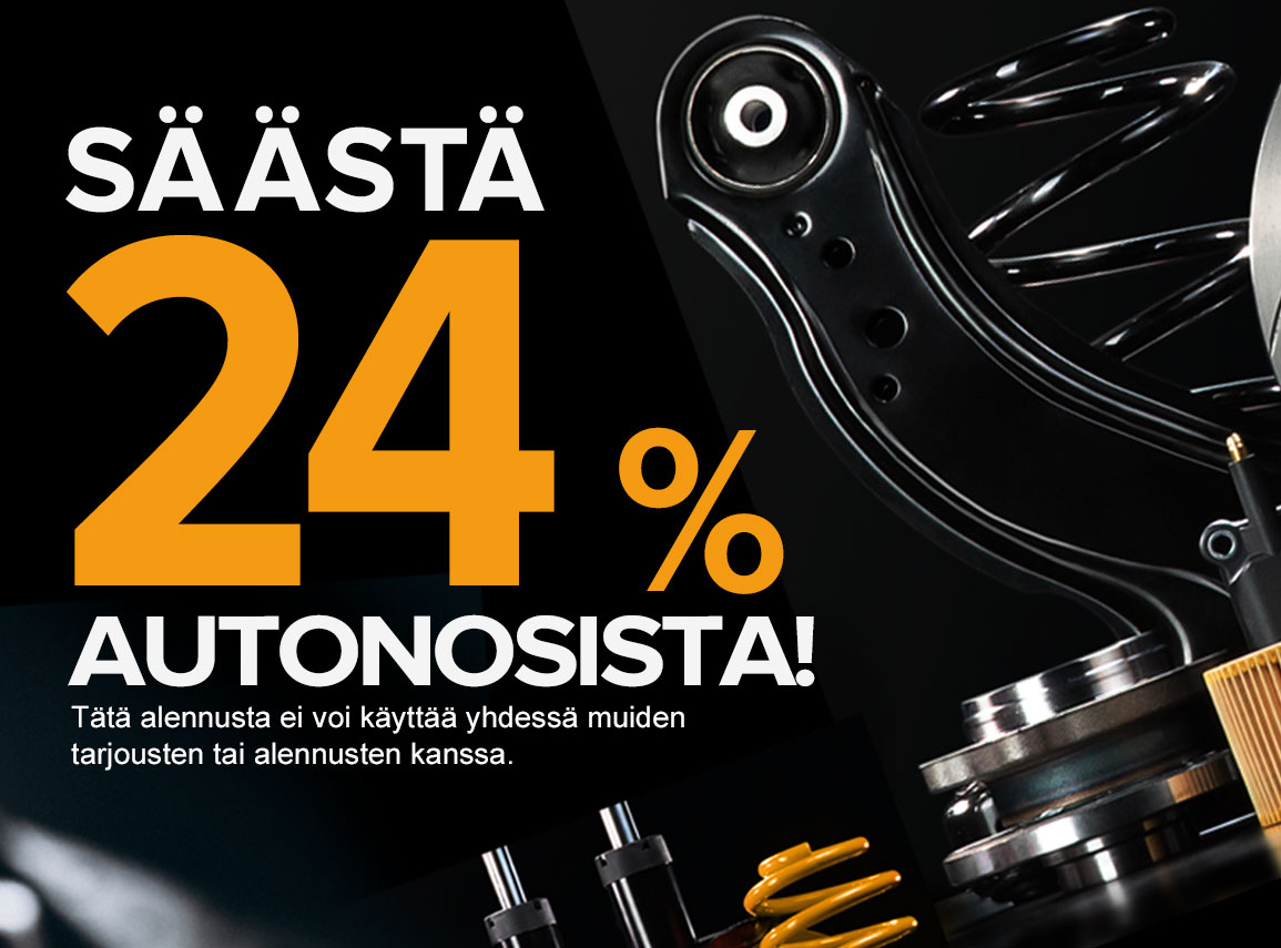 Säästä 24% autonosista!