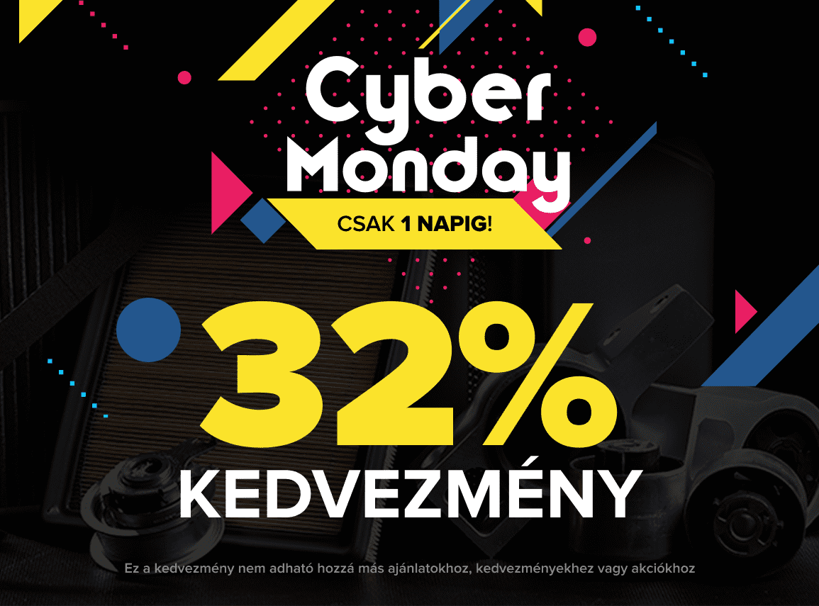 Takarítson meg 32%-OT alkatrészeken