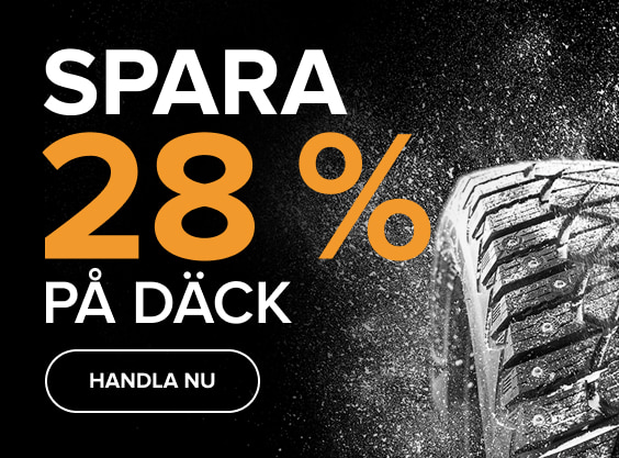 Spara 28 % på däck - Handla nu!