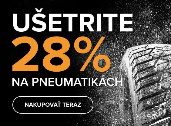 Ušetrite 28% na pneumatikách - Nakupovať teraz!
