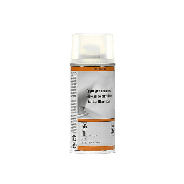 MOTIP 04063 Kunststoff-Primer transparent, Spraydose, Inhalt: 400ml, Kompakt 41355 rot hochglänzend 400ml