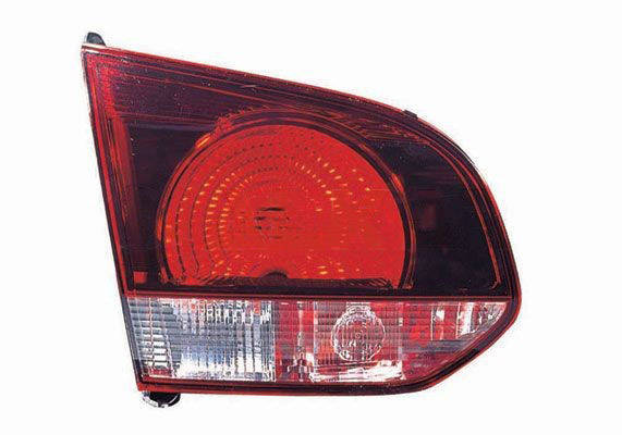 ALKAR 2219137 Rückleuchte links, ohne Lampenträger, innerer Teil, W21W, Gehäuse mit schwarzem Innenteil