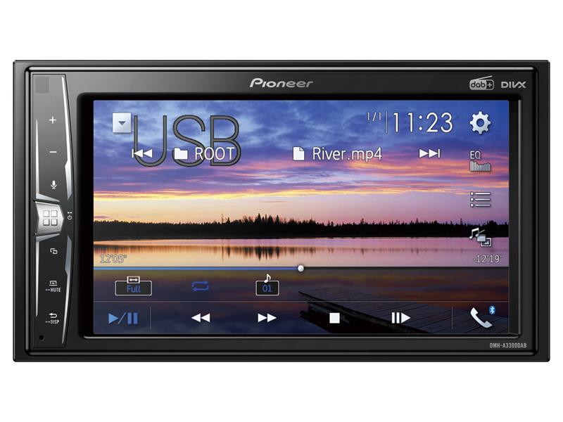 PIONEER DMH-A3300DAB Multimedia Autoradio 6.2Zoll, 2 DIN, 4x50W